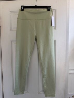 Reformation Green High-Waist Leggings, NWT